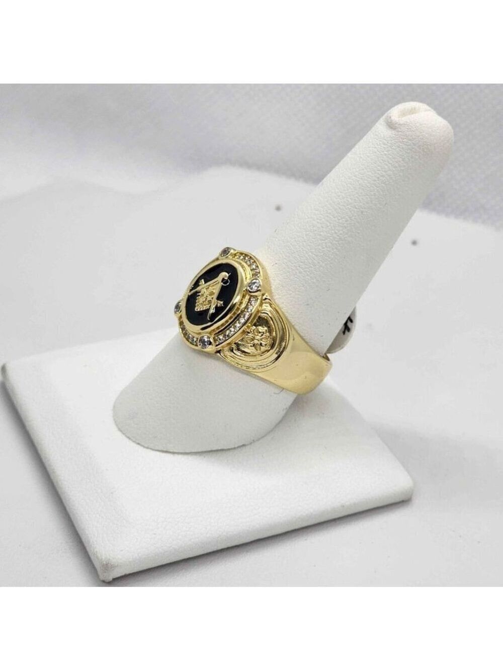 BRAND NEW Sterling Silver 925 Masonic Mason Symbol Ring - Picture 5 of 7